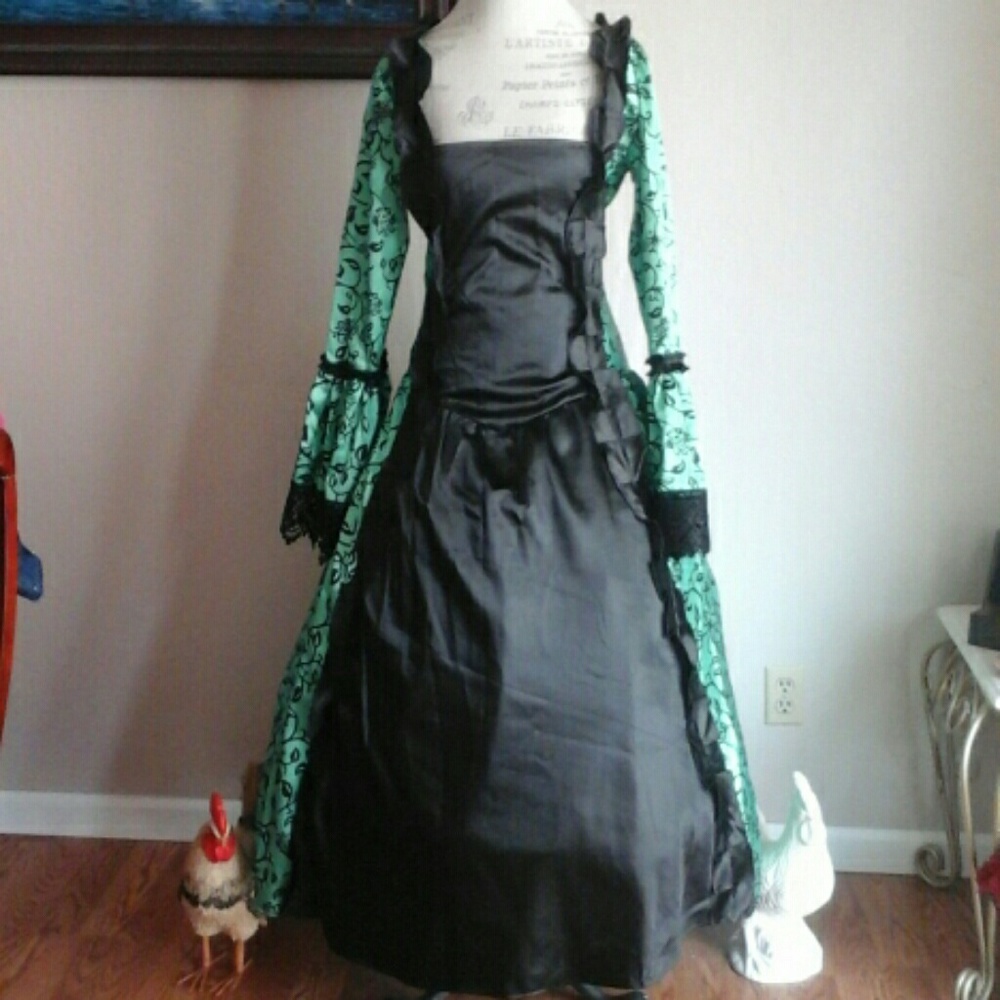 Victorian Satin Princess Dress NEW